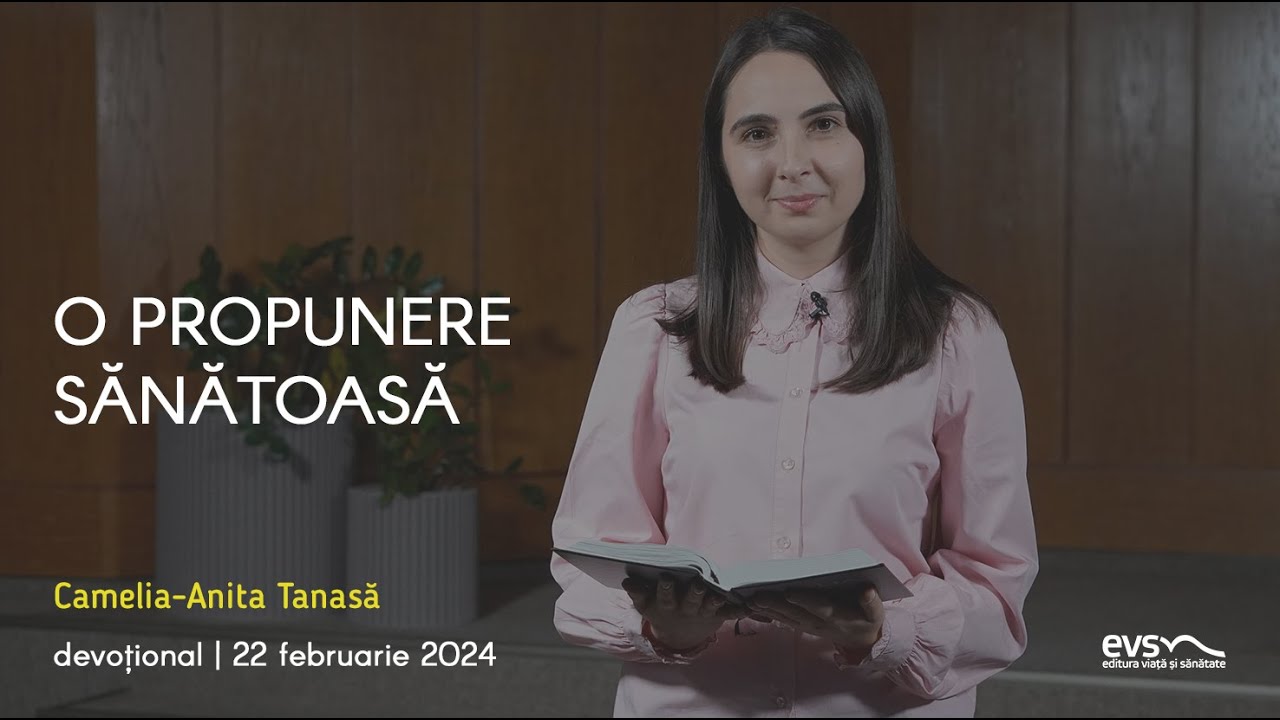 O PROPUNERE SĂNĂTOASĂ