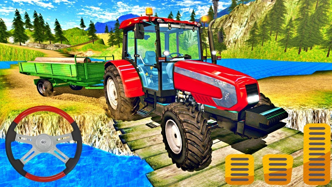 Tractor Driver Cargo 3D - Mountain Road - Cargo Delivery - Android Gameplay 2020