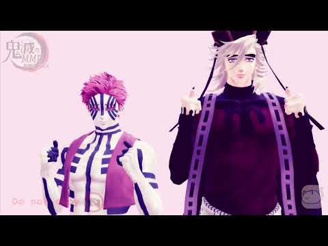 【鬼滅のMMD】Ninja Re Bang Bang [meme ver.]【童磨 , 猗窩座】【1000人がありがとうごさいます！】