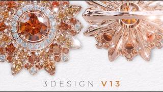 3Design V13 Parametric Diamond ring