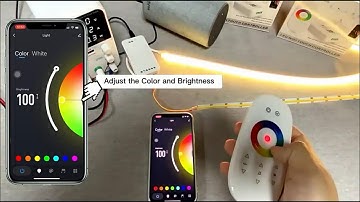 How to use the Tuya WiFi RF RGB+CCT Controller | Tuya Smart WiFi RF RGB+CCT Controller @TY-02-5CH
