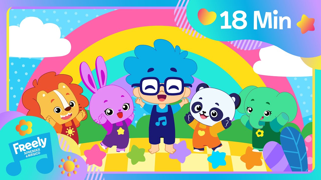 Aprendendo os NÚMEROS, Aprendendo as CORES, Medo... | Maratona | Freely - Aprender é Mágico