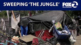 San Jose housing advocates protest encampment sweep at 'The Jungle' | KTVU