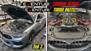 EVENTURI Carbon Intake + Carbon Turbo Inlets passend für BMW M8 Competition F9x (Teil 3)