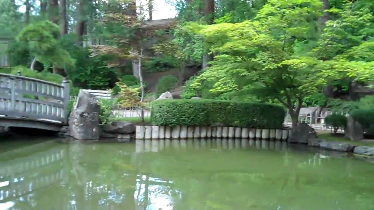 Japanese Garden Spokane Wa Manito Park Youtube