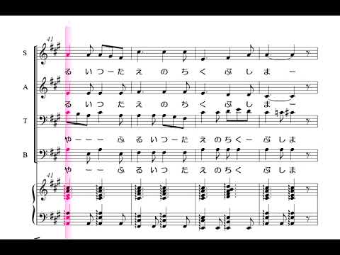 琵琶湖周航の歌 全パートボーカル 221010 - YouTube
