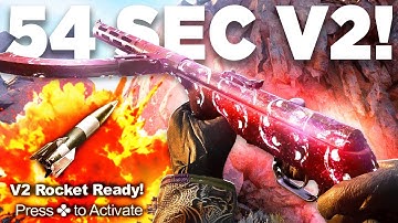 WWII: FAST 54 SECOND V2 ROCKET WITH ERMA EMP