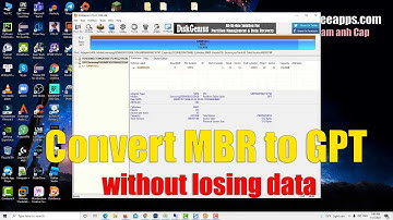 How To Convert MBR to GPT without data loss using a free tool #DiskGenius