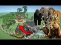 How To Make a Forest Animal Farm in Minecraft PE