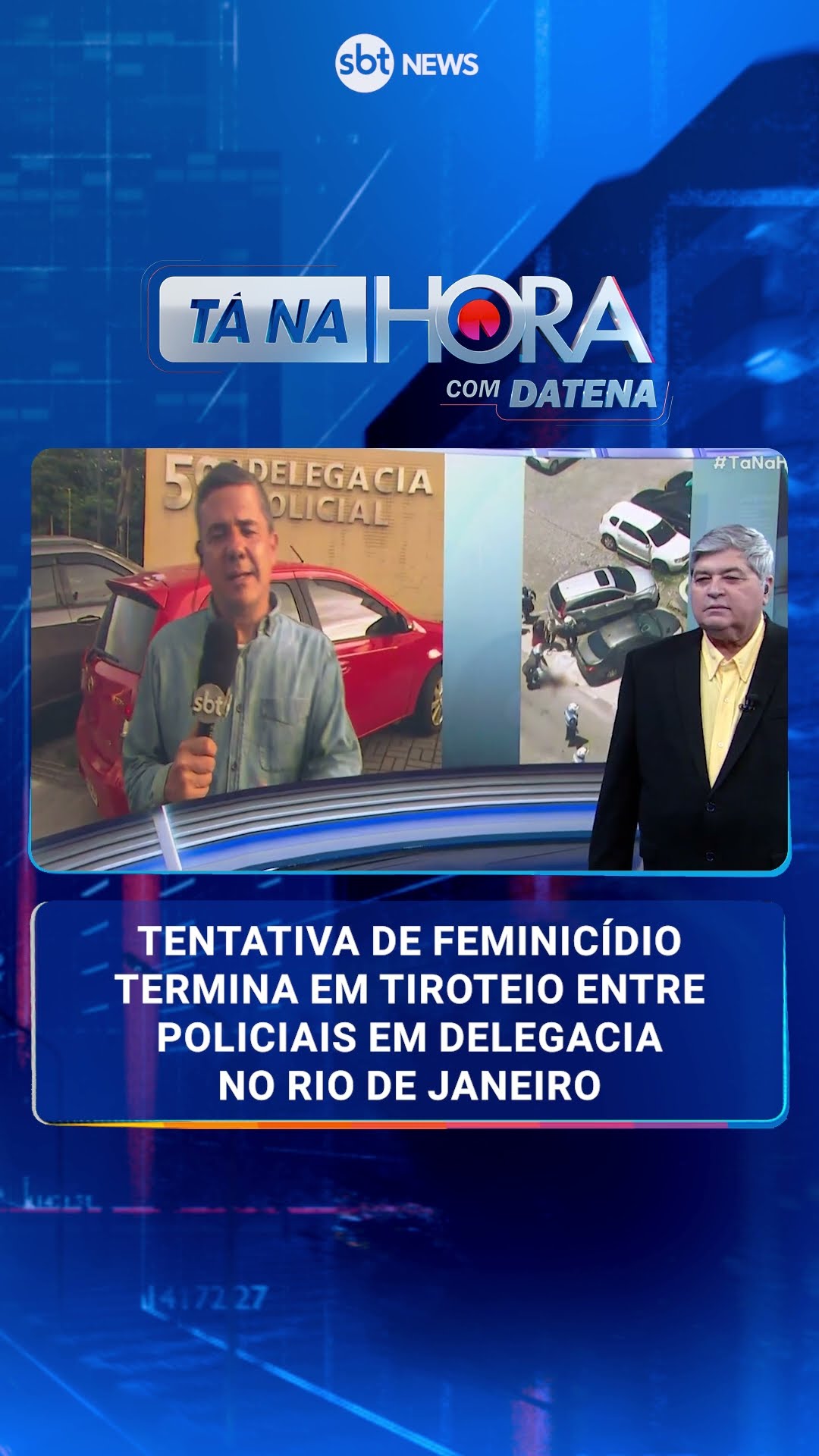 Tentativa de feminicídio termina em tiroteio entre policiais em delegacia no Rio de Janeiro