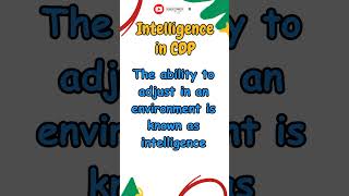 Intelligence in CDP #shorts #viral #ctet #uptet #dsssb #htet #uptet #kvs #nvs