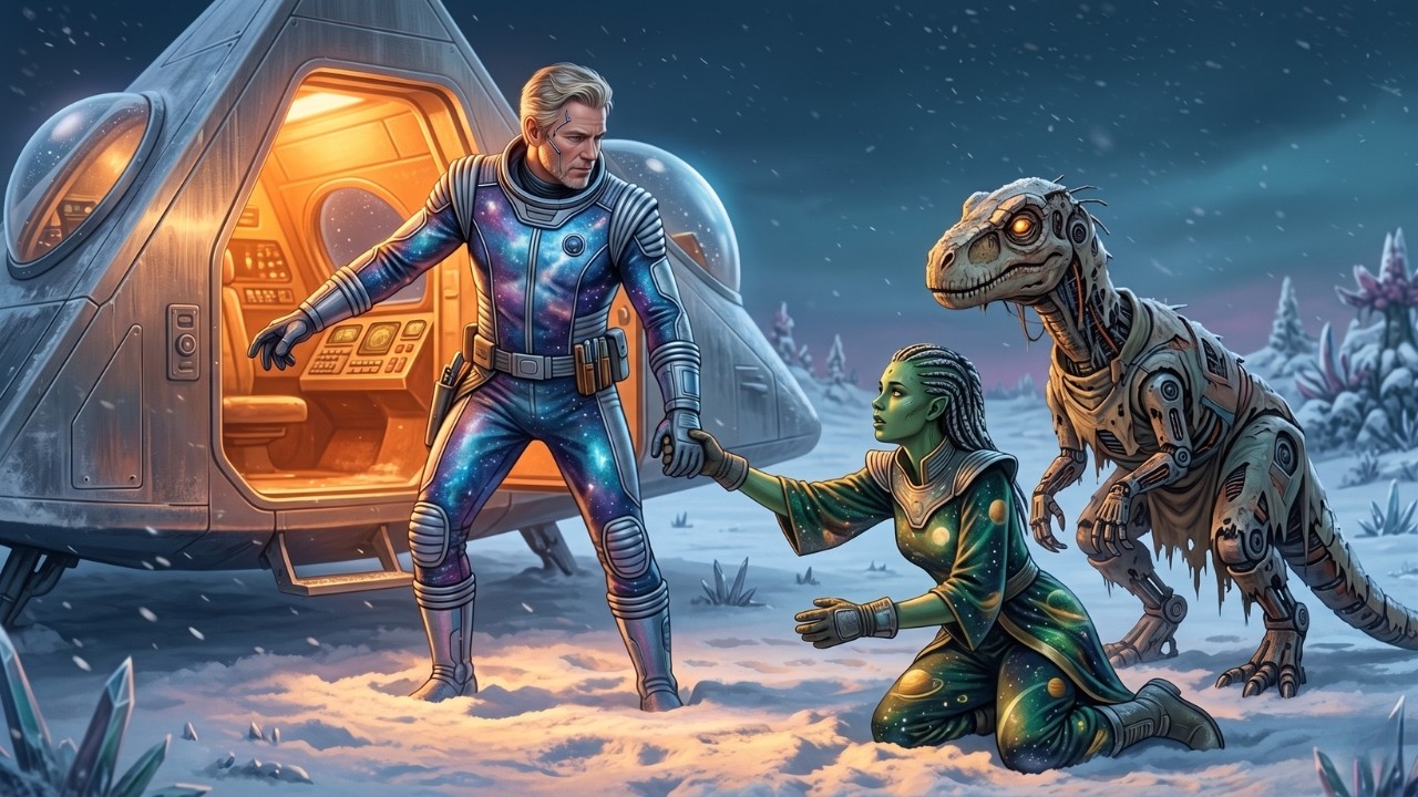 He Found Her Freezing on The Icy Planet, But What She Was Hiding