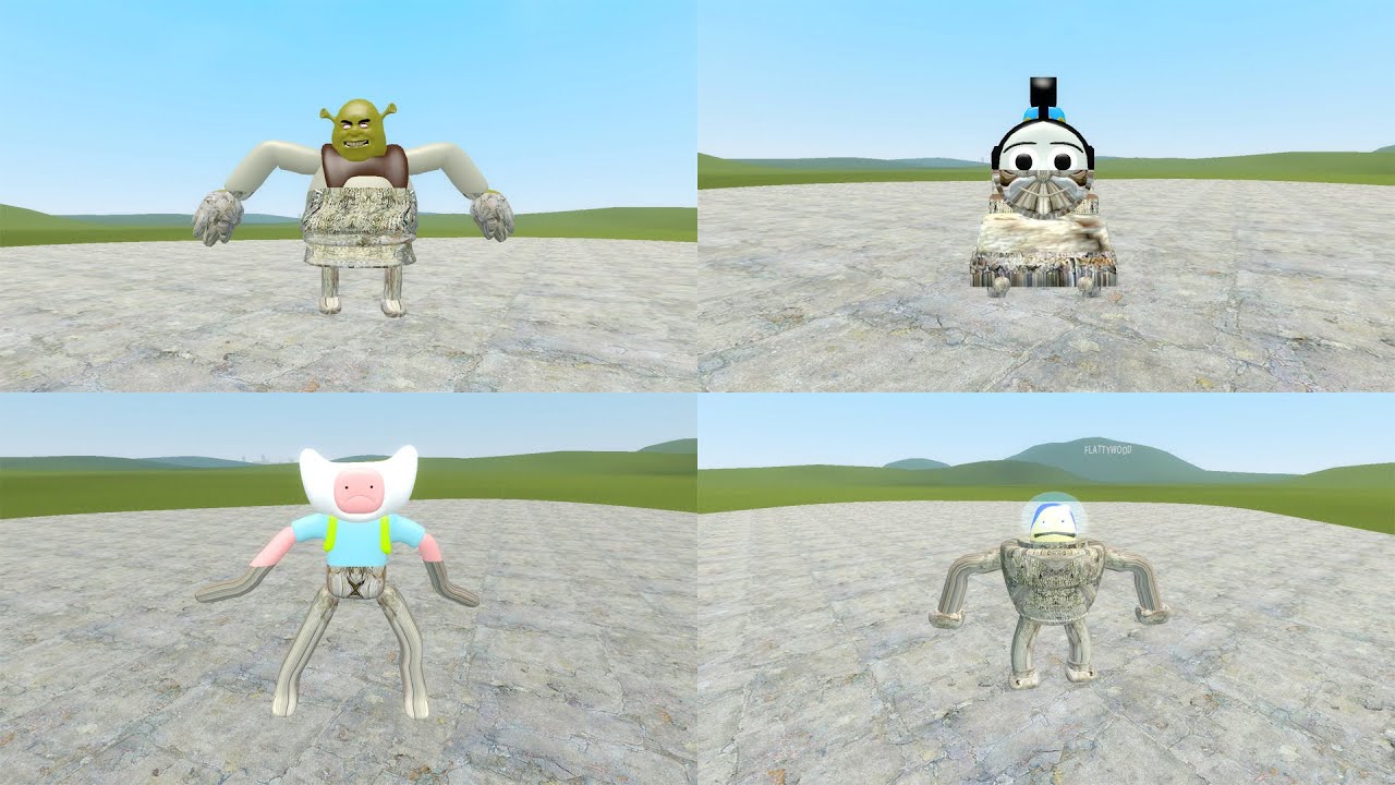 TURNING INTO STONE OF ALL New 3D Sanic Clones Memes In Garyy's Mod