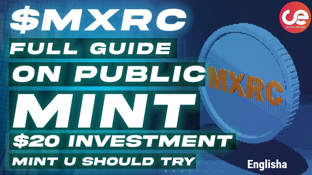 $MXRC - BRC-20 Public Mint ⛏ Full Guide 🎮Only $20 Investment- English