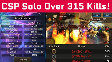 Apollyon Solo CSP - Over 315 Kills - 45Mins Battle - Legacy of Discord