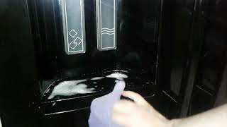 The tray under water and ice dispenser of our whirlpool gold fridge
has hard deposits on it. even though i tried cleaning it various ways
(soap and...