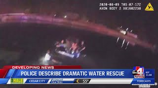 Bodycam footage shows first responders rescue children from submerged vehicle