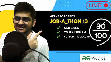 Job-A-Thon 13 Contest Live Analysis | Coding Problems | Let