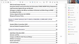 Student Handbook
