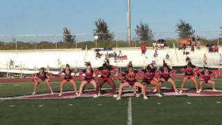 Antelope High Cheer Freshman halftime 8/2015