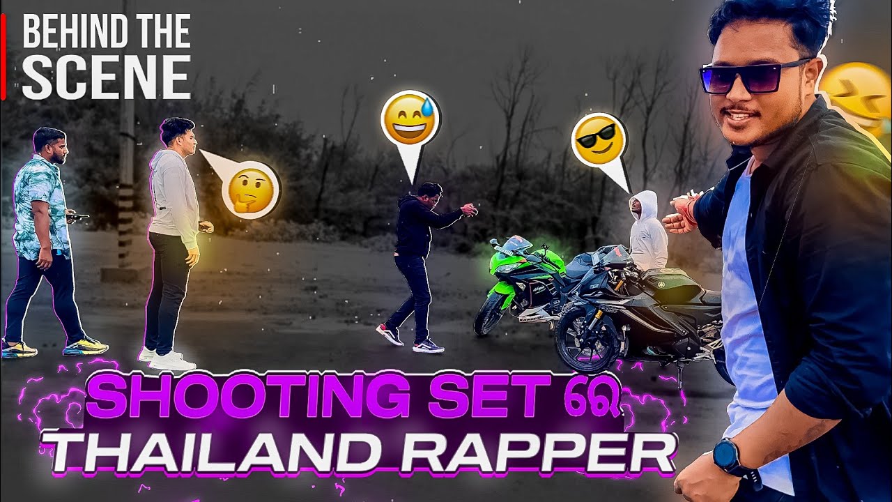 Shooting Set ରେ Thailand Rapper 😆 || Rap Song Behind Scene || Odia Vlog ...