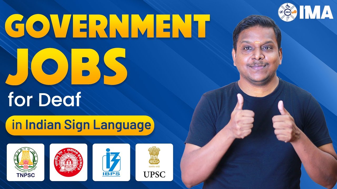 Government Jobs for Deaf in India | Indian Sign Language Application | Link in Description