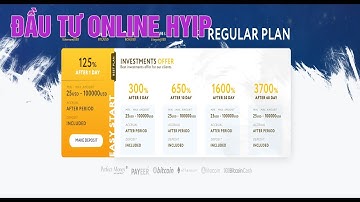 Tổng hợp HYIP trong tuần những web đầu tư được đánh giá cao 12.3.2019