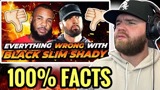 [Industry Ghostwriter] Reacts to: Everything Wrong With Black Slim Shady- Crypt is on point 💯👏