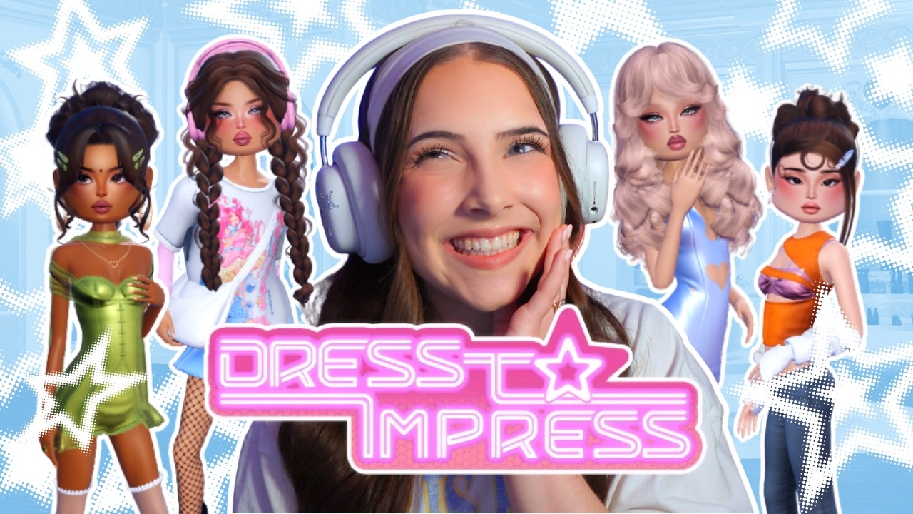 playing 'DRESS TO IMPRESS' hard core mode🎀🎧- Roblox Dress to Impress