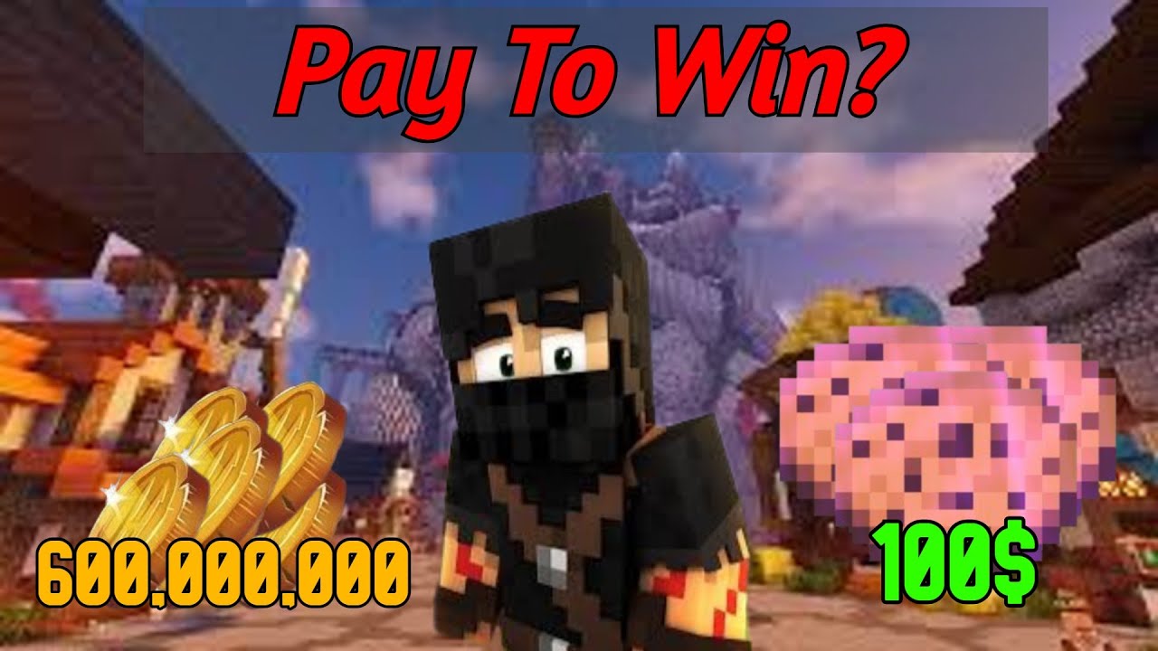 is Hypixel Skyblock pay to win?