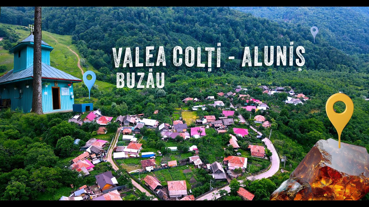 Valea Chihlimbarului dintre Colți și Aluniș