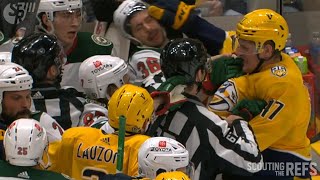 NHL Fines Wild's Zuccarello, Preds' McCarron Each $2000 For Altercation