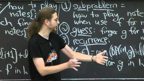 Lecture 22: Dynamic Programming IV: Guitar Fingering, Tetris, Super Mario Bros.