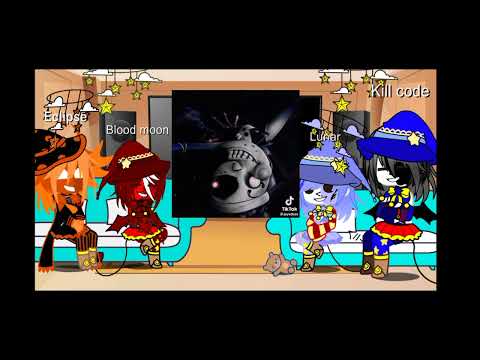 daycare attendants react ]] Feat bloodmoon, kc, eclipse, and lunar ]] #fnafsecuritybreach