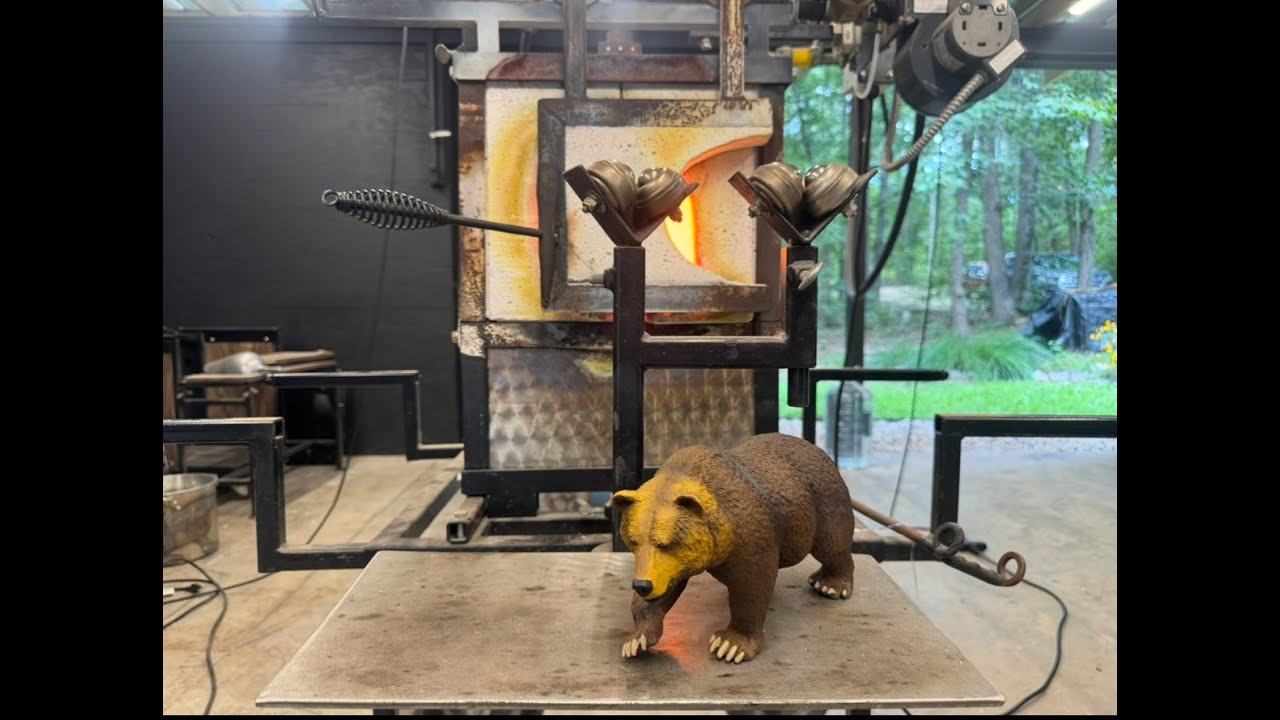 Making a Bear out of glass Part 2!