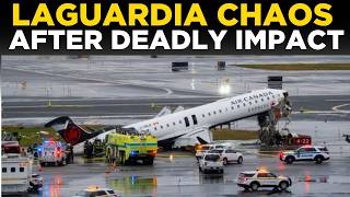 BREAKING LIVE: Shocking Collision Leaves Wreckage Across LaGuardia Runway | World News