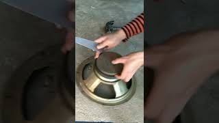 how to open speaker magnet cover#shorts #