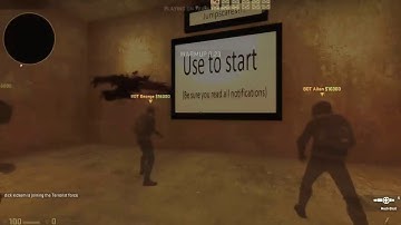 CSGO Horror Gameplay! Custom workshop map || Brothersinarmsgaming