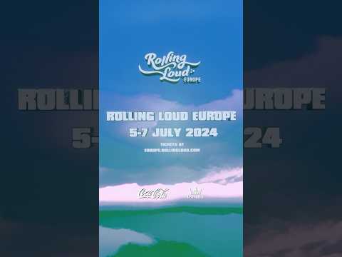 Rolling Loud is coming back to Europe!! 5-7 July 2024 👉 get passes at Europe.RollingLoud.com