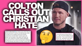 Bachelor Colton Underwood Calls Out Christian Haters - They Do Not Represent God