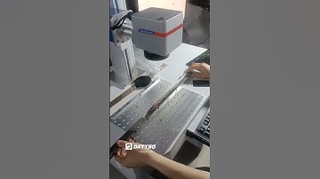 Bàn giao máy khắc laser trên vật liệu inox