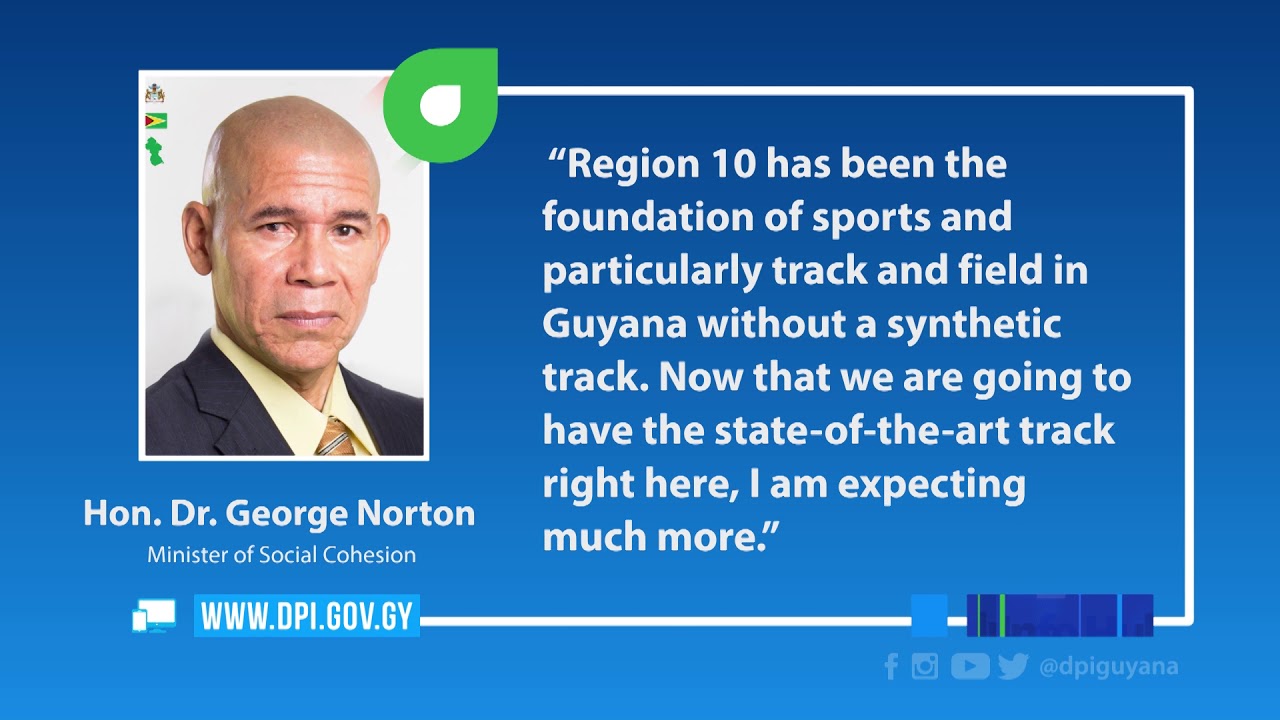 Berbice & Linden synthetic tracks progressing well