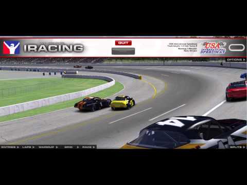 iR Rookieクラス　ストックカー　クラッシュ