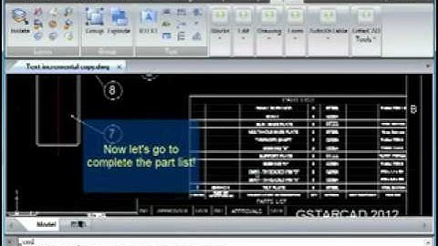GstarCAD 2012 Text incremental copy