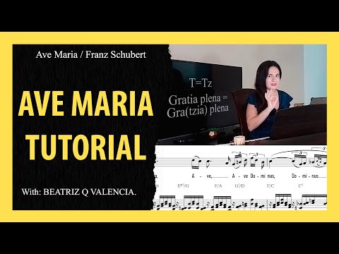 Ave Maria Schubert – Singing Tutorial