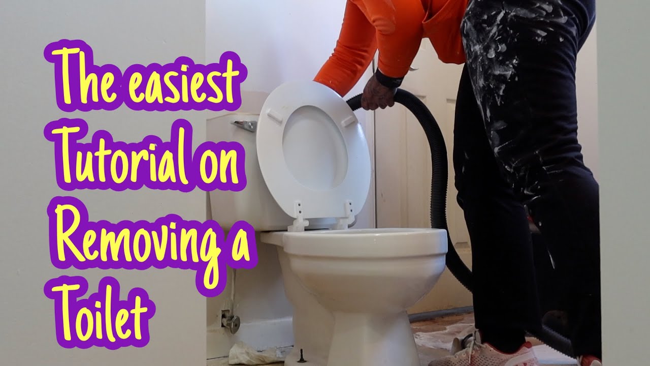 Removing a toilet EASY DIY Under 5 minutes YouTube