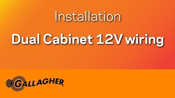 Installation Guide | Dual Cabinet 12V wiring