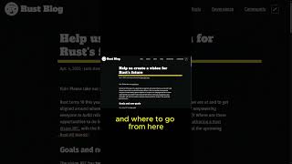 Rust Asks Devs For Help..
