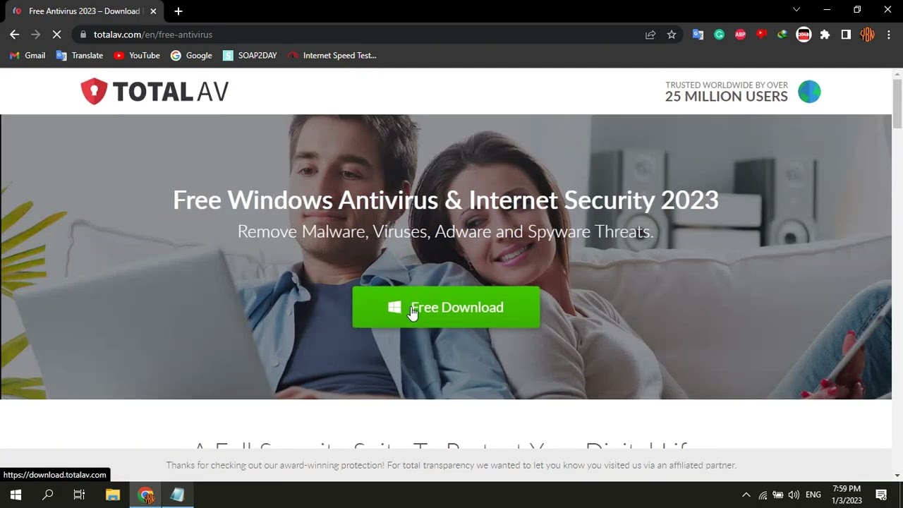 How to download and install total av
