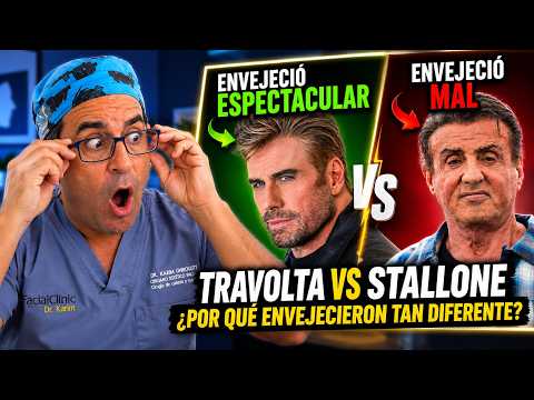 Jhon Travolta Vs Sylvester Stallone / El impacto de la Cirugía Plástica en Hollywood